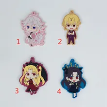 

Fate Grand Order FGO Anime Rubber Keychain Key Ring Race Straps Cosplay