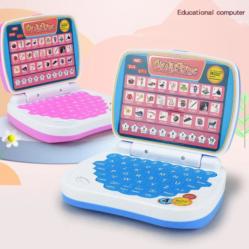 Learning Machine Laptop Computer Child Electronic Preschool Language Education Toys Gift Toddler Kid Developing Cognitive Skills