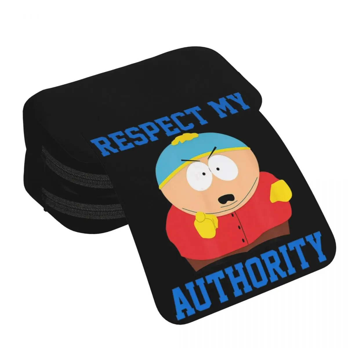 내 권위를 존중하라 사우스파크 필통 카트맨 펜 홀더 연필 가방 여학생 남학생 학생 학교 선물 필통