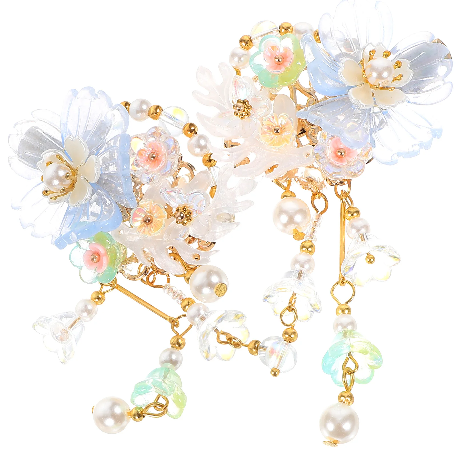 

Metal Hair Clips Temperament Flower Womens for Thick Asian Accessories