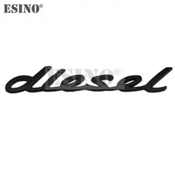 3D Chrome Metal Car Emblem Logo Badge with Adhesive (Black)
