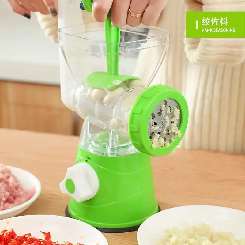 Meat Grinder Manual Processors Food Mincer Kitchen Machine Sausage Maker Stuffer Vegetable Chopper Blender Household Enema Tool