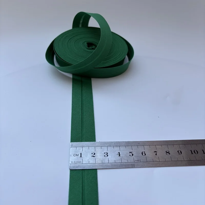 20MM Cotton Bias Binding Tape Folded Cloth Strip for DIY Sewing Accessories Edge covering Craft 5/10 meters per Roll