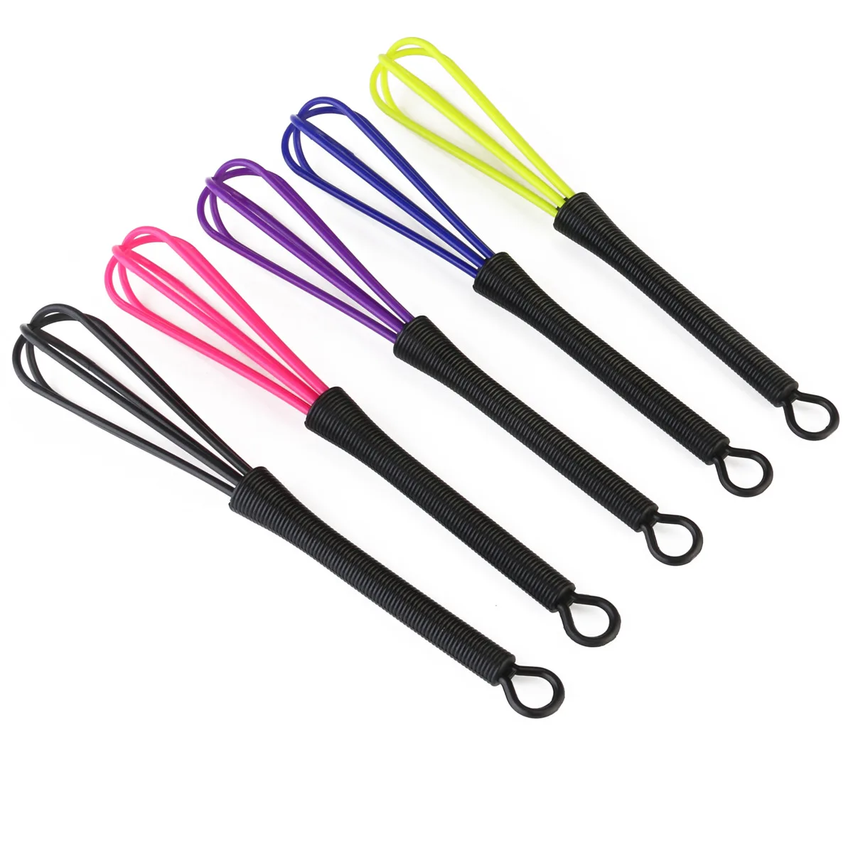 Mini Agitator Plastic Whisk Egg Beater Hair Color Paint Stirrer Mixer Milk Shake Cream Stirring Kitchen Gadget Accessories 18cm