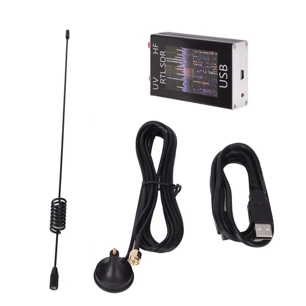 

100KHz-1.7GHz Full UV HF RTL-SDR USB Tuner Receiver R820T+8232 Ham Tuner Receiver VHF Amateur Radio Detectors