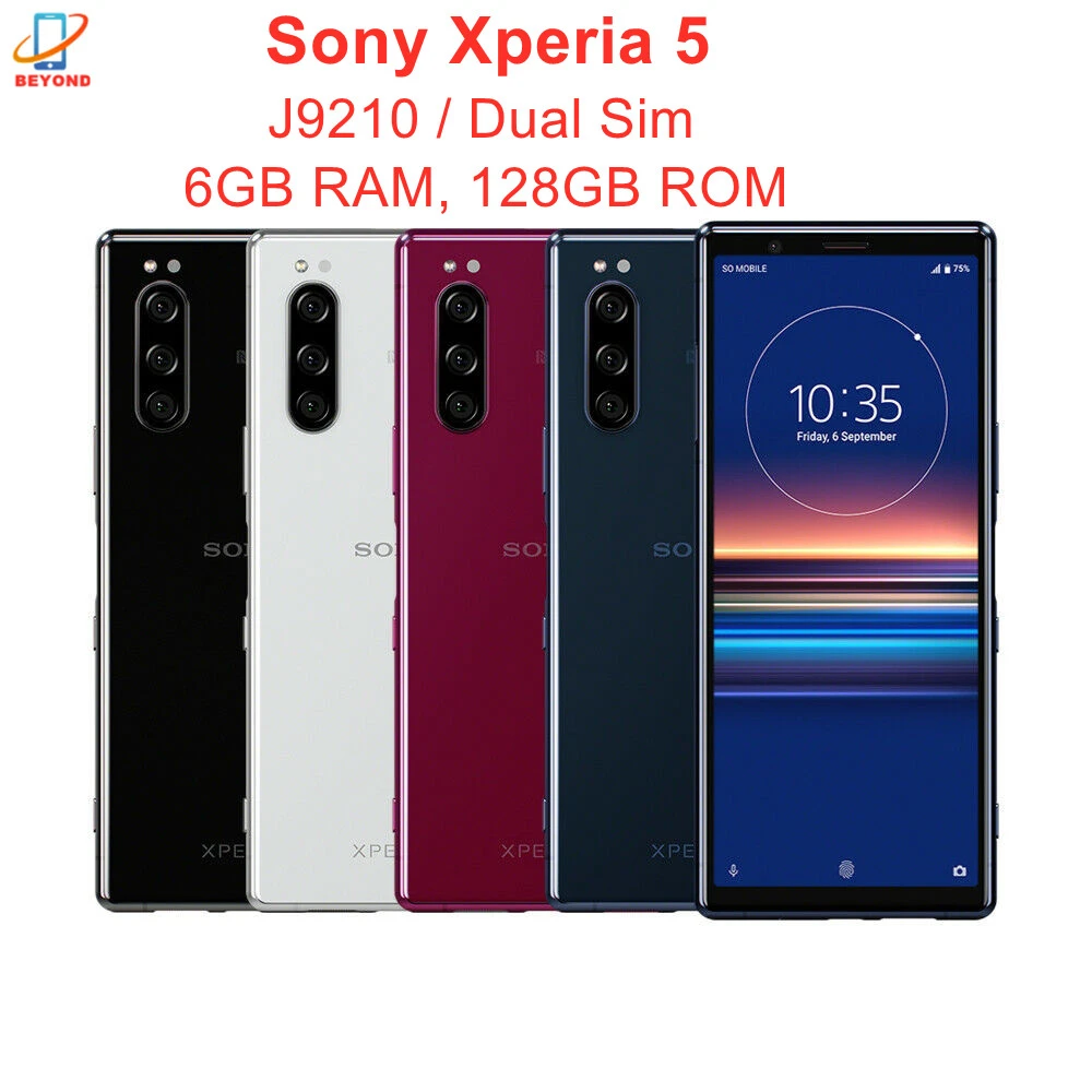 Sony Xperia 5 Dual Sim J9210 6GB RAM 128GB ROM 6.1" 4G LTE Snapdragon