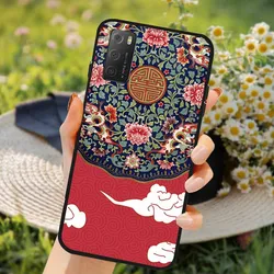 3D Soft TPU Floral Embossed Silicone Phone Case - Elegant Flower Design Back Cover for TCL 20S (Wine red)
