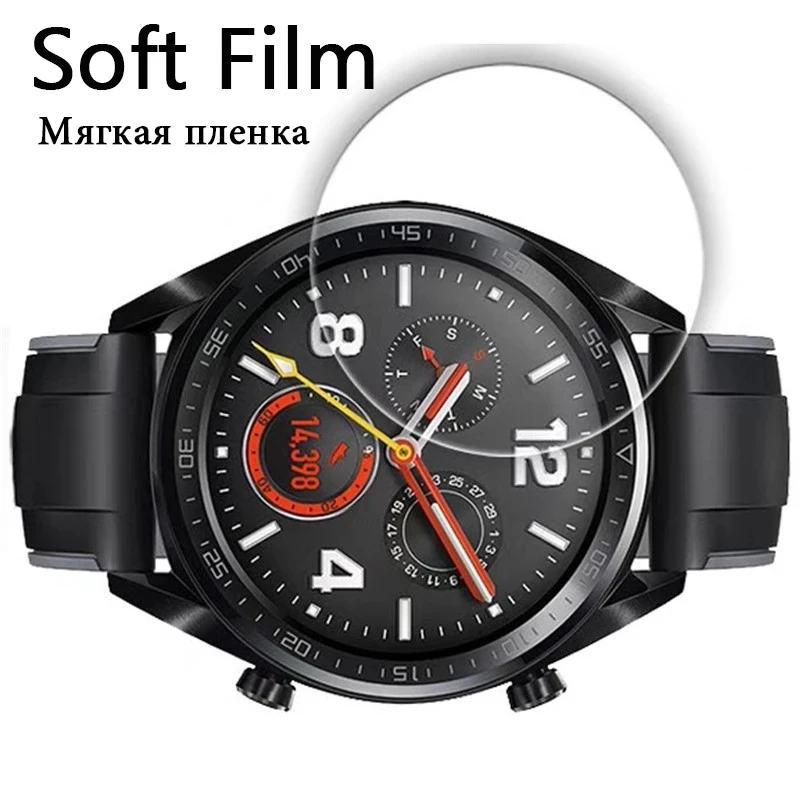 1-5pcs Soft Hydrogel Film for Huawei GT 2 2E 3 Pro 42mm 46mm ES Screen Protector Shatterproof TPU Film for Honor Watch Magic 2 4