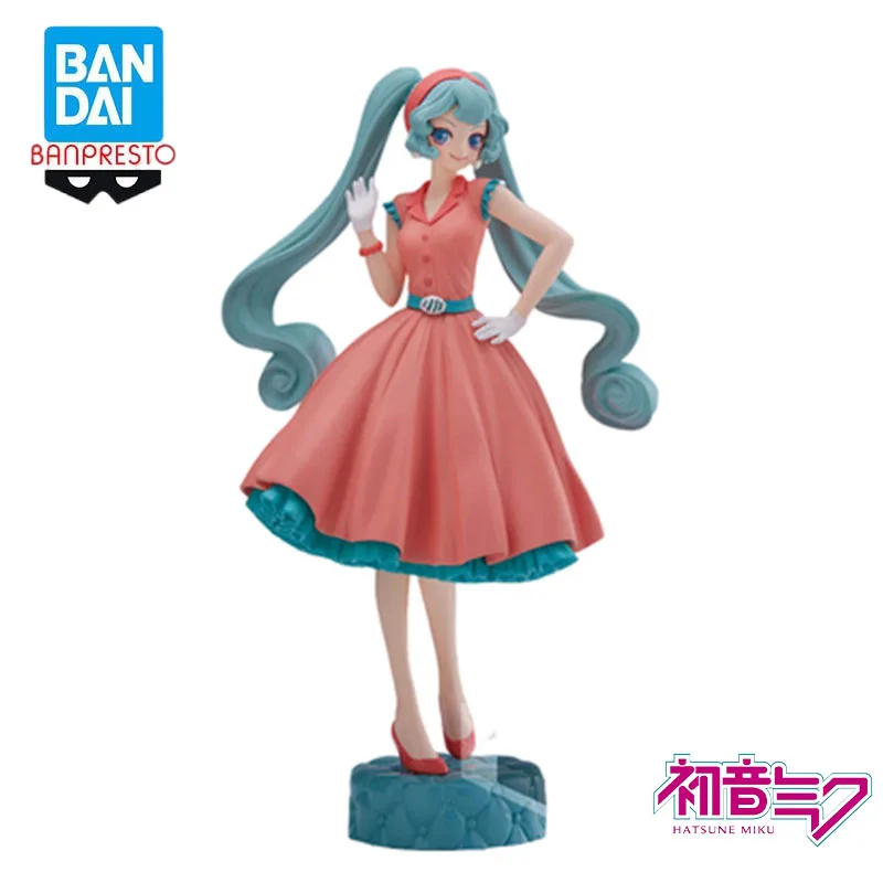 

Original Banpresto Hatsune Miku Travel Around The World PVC Anime Figure Action Figures Model Toys