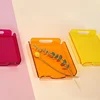 Acrylic Serving Tray with Handles for Cosmetics Perfume,Spill-Proof Organizer,Space-Saver,Food & Drink Server Home Storage Décor 3
