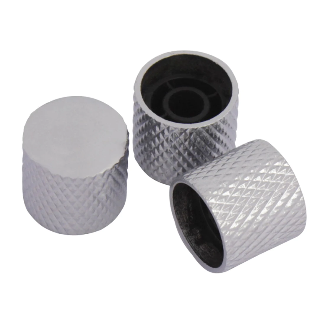Guitar Bass Metal Knobs 3/4pcs Control Knobs for String Instrument Electric Guitar Volume
