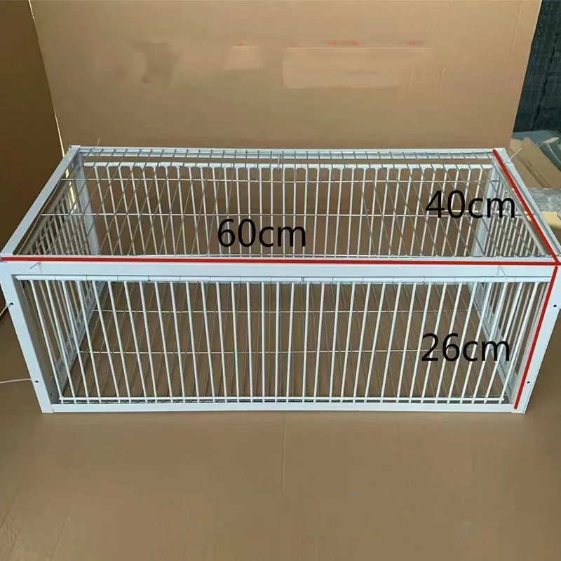 Big Foldable Galvanised Pigeon Bird Trap Cage Feral Pigeon humane way with the one-way entrance Trapping Pigeons doves In Cages