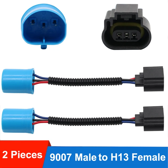 Wre Pgtal Female 9008 Two Harness Head Lght H/Lo Beam Socket - Foto 4