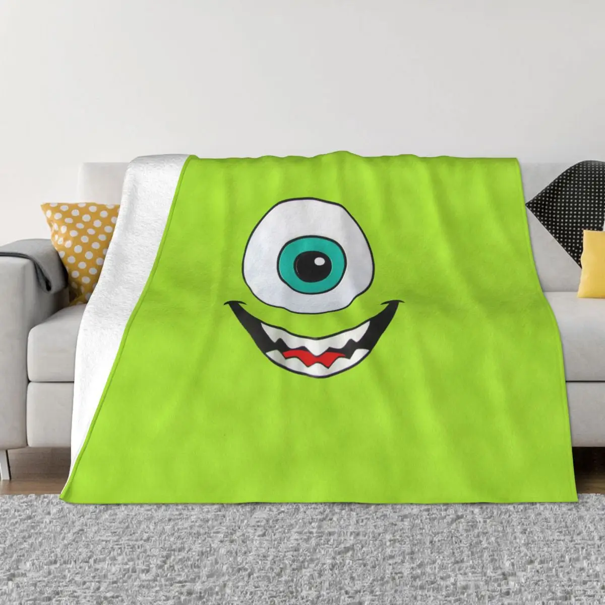 

Monster Cartoon Blankets Fleece All Season Movie Multi-function Super Soft Throw Blankets for Bed Car Bedspread