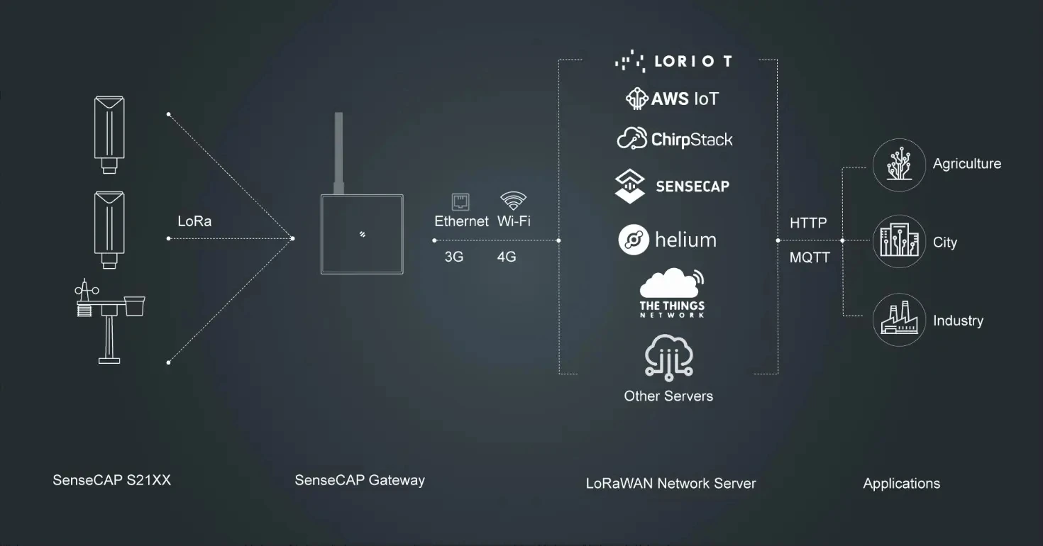 SenseCAP S2107 - LoRaWAN® Temperature Sensor with PT1000