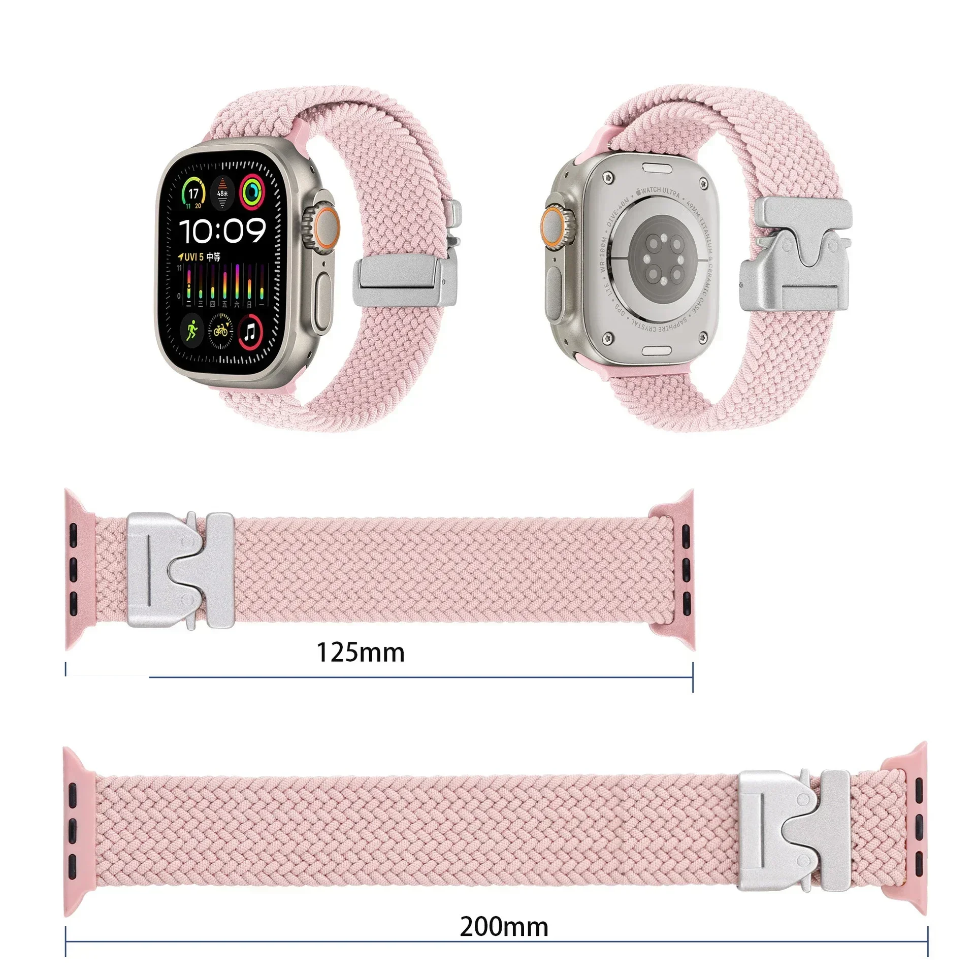 Parachute Straps for Apple watch 10 Band 46mm 42mm 45mm Ultra