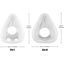 CPAP Full Face Mask Replacement - 1/2 Pack, Nose and Mouth Coverage, Sleep Apnea Relief (M L)