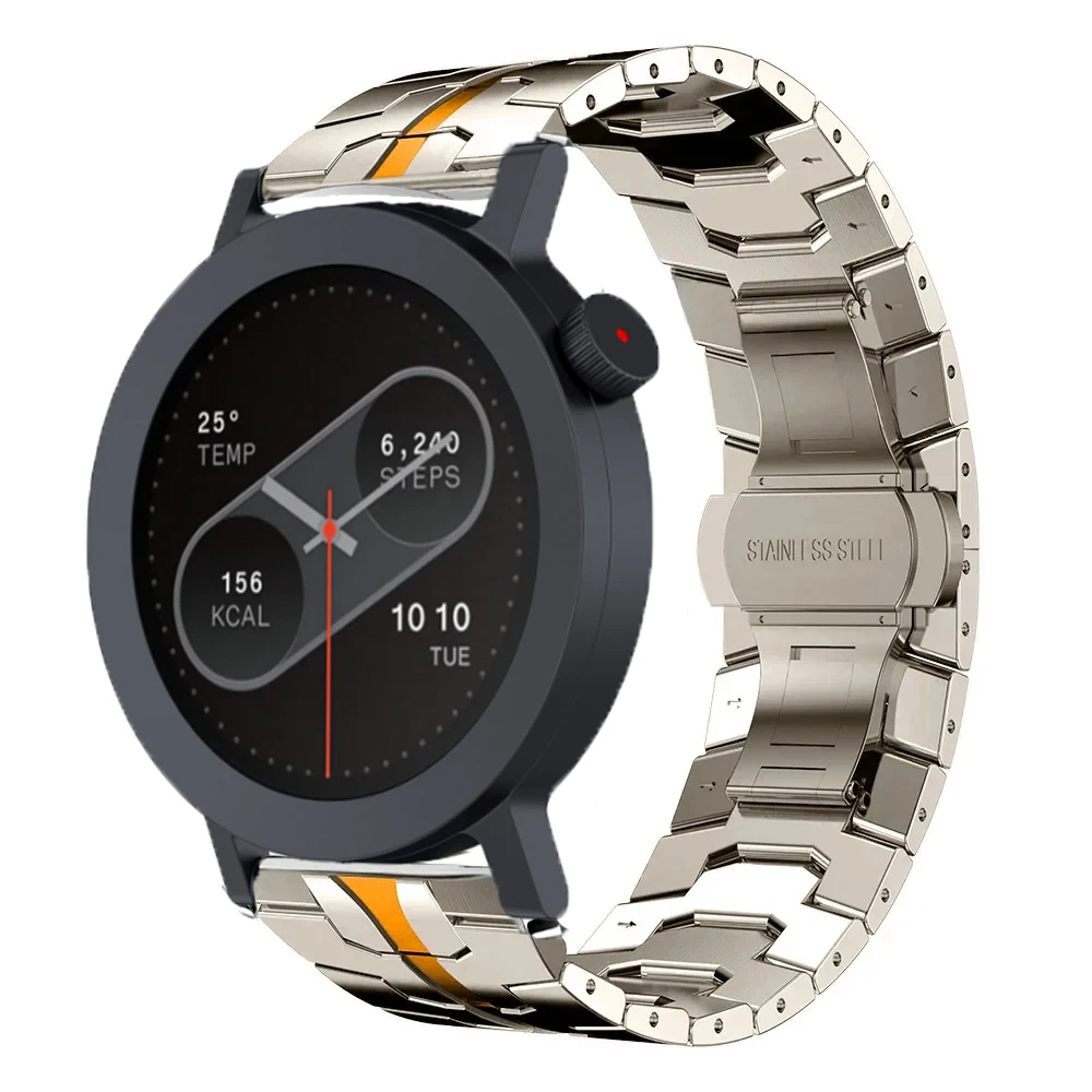 Stainless Steel Metal Watch Band Bracelet - Premium Accessory
