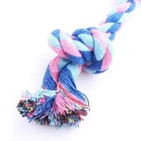 צעצועים כפולים צבעוניים לכלבים, צעצועים עמידים לגורי כלבים קטנים וגדולים לאימון ולמתיחה, מוצרים לחיות מחמד 6