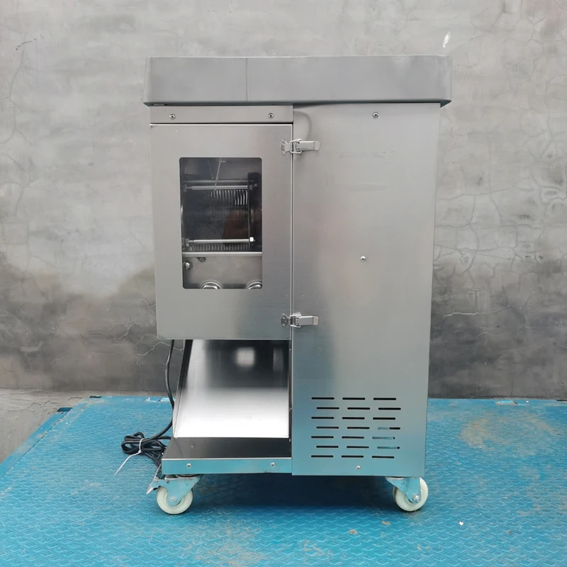 Commercial Electric Meat Slicer Automatic Desktop Slicer 850W Meat Grinder Dicing Machine Manual Cutter Machine