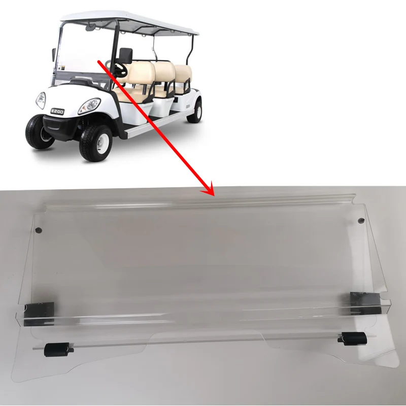 

EZGO LXI Электрический гольф экскурсионный Автомобиль переднее лобовое стекло складное стекло
