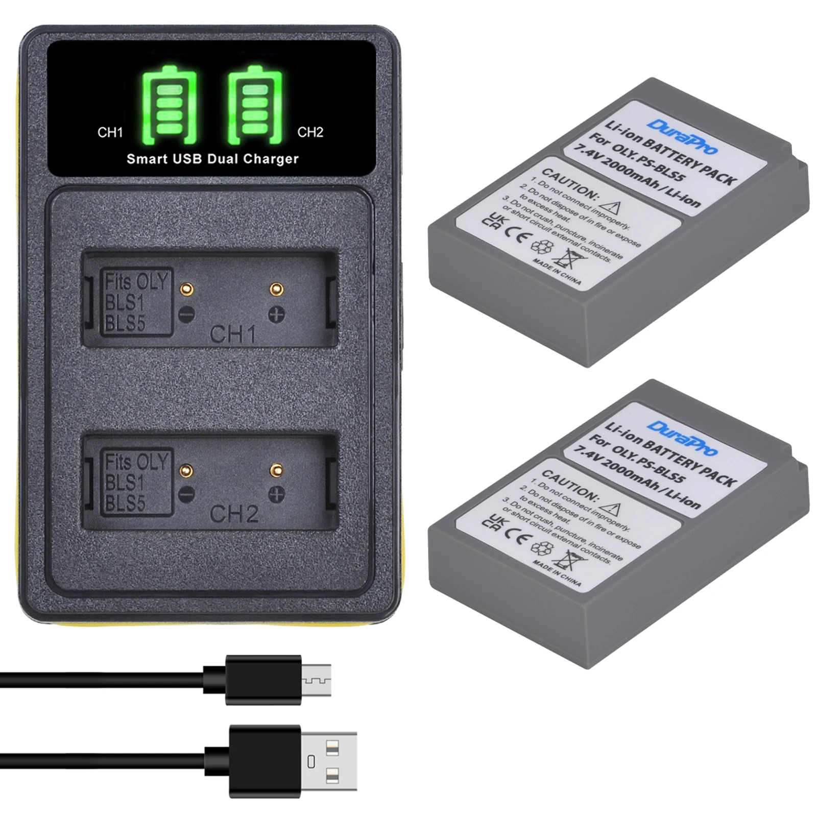 

2000mAh PS BLS-5 Bateria BLS-50 PS-BLS5 Battery + Charger for Olympus OM-D E-M10 Pen E-PL2 E-PL5 E-PL6 E-PL7 E-PM2 Stylus 1