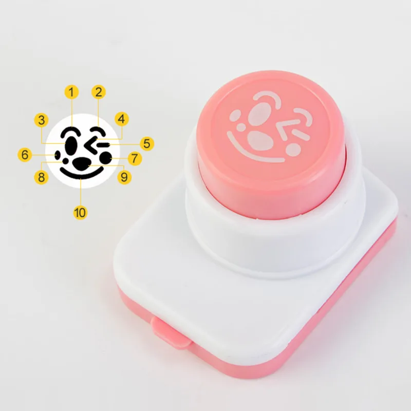 DIY Sushi Tool Seaweed Nori Punch Cutter Smile Face Cartoon Rice Ball Onigiri Mould Kitchen Maker Bento Sushi Decoration