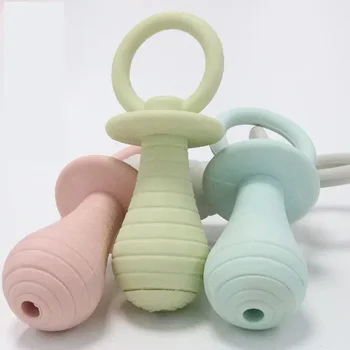 Pet Pacifier Rubber Toys for Newborn Dogs Cat Chew Toys Puppy Kitty  Products Dog Games Sound Squeaker 1