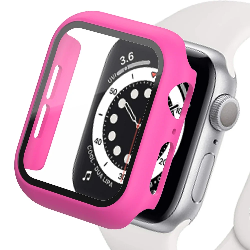 Premium Glass Screen Protector Case for Apple Watch - Durable Protection Cover Accessories