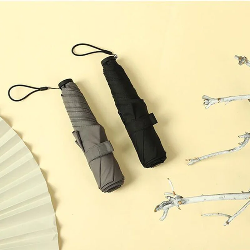 110g Portable Three Folding Umbrella Men Business Windproof Anti-UV Waterproof Female Travel Japanese Parasol folding umbrella wind resistant umbrella japanese umbrella