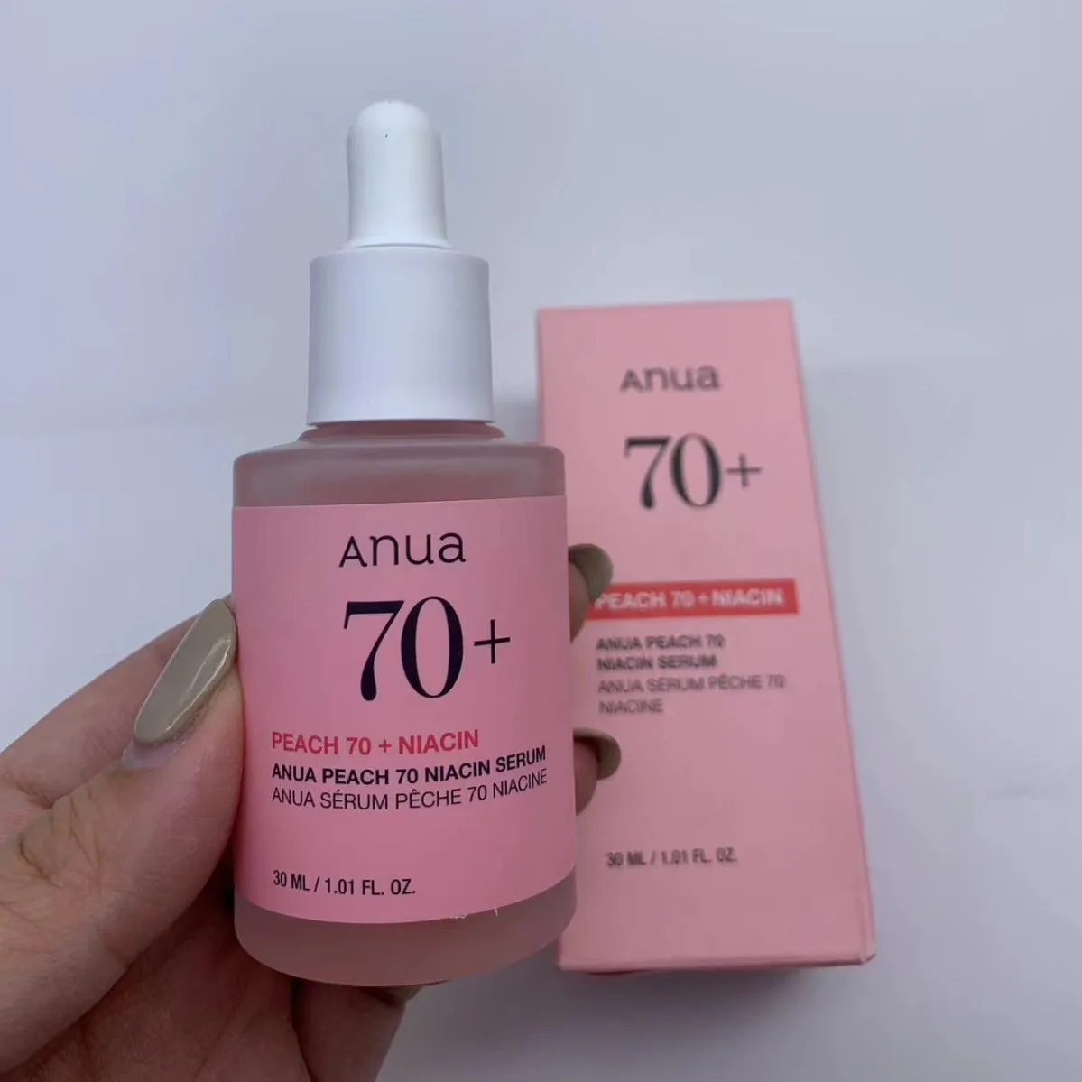 Anua Peach 70% Niacinamide Serum Essence Toner 30ml Facial Cleanser