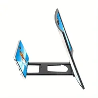 12 Inch Large Curved Screen 3D HD Mobile Phone Screen Magnifier Video Amplifier Universal Smartphone Stand Holder 3
