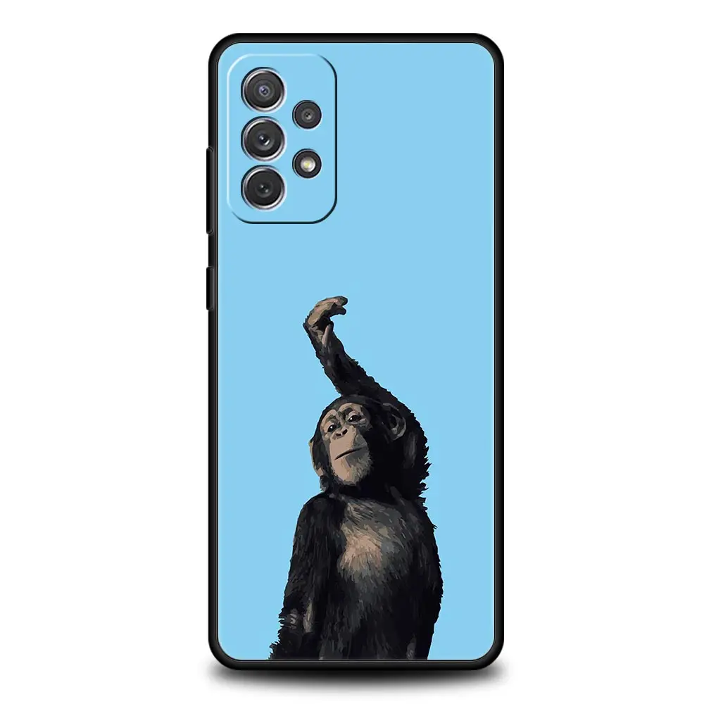 Cute and Playful Monkey Design Phone Case Cover