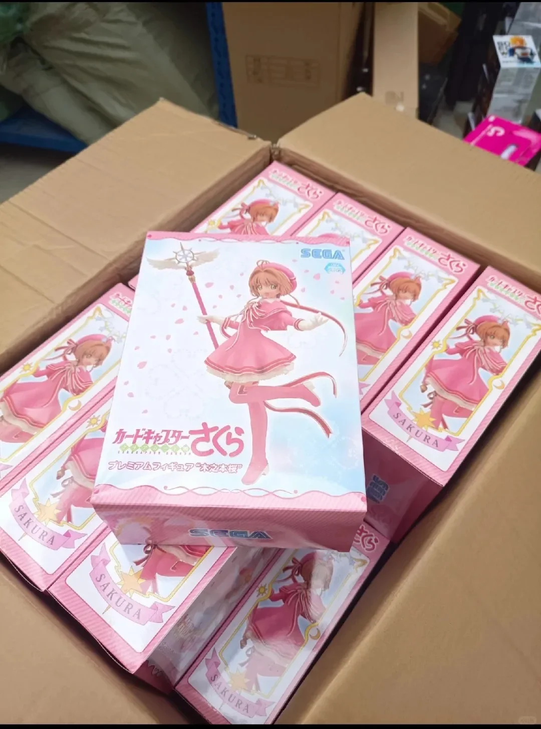 Original sega figura de ação cardcaptor sakura kinomoto sakura