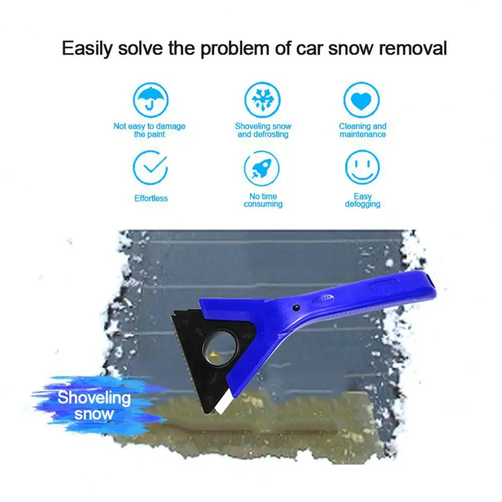 

Practical Car Snow Shovel Labor-saving Car Ice Scraper Remove Water Automobile Frost Snow Removal Brush Scraper Car Cleaning