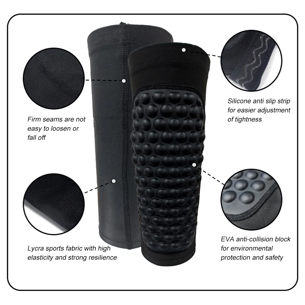 1Pair Soccer Shin Guards Shin Pads, Football Guard Socks Sleeves with Foam,Calf Compression Sleeve Pads,Soccer Equipment
