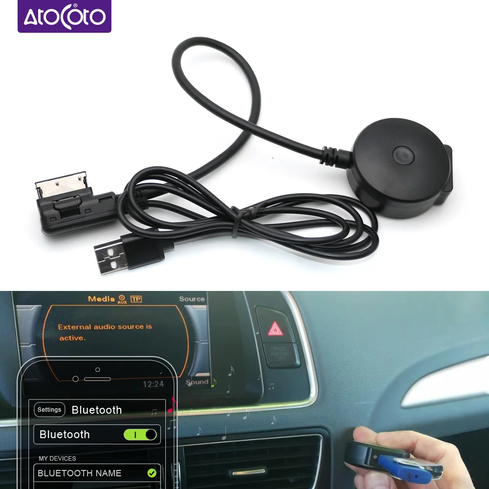 fur Audi A4 A5 A6 Q5 Q7 vor 2009 MMI 2G System Audio Media Interface Bluetooth AUX Empfanger Kabel mit USB Adapter AliExpress