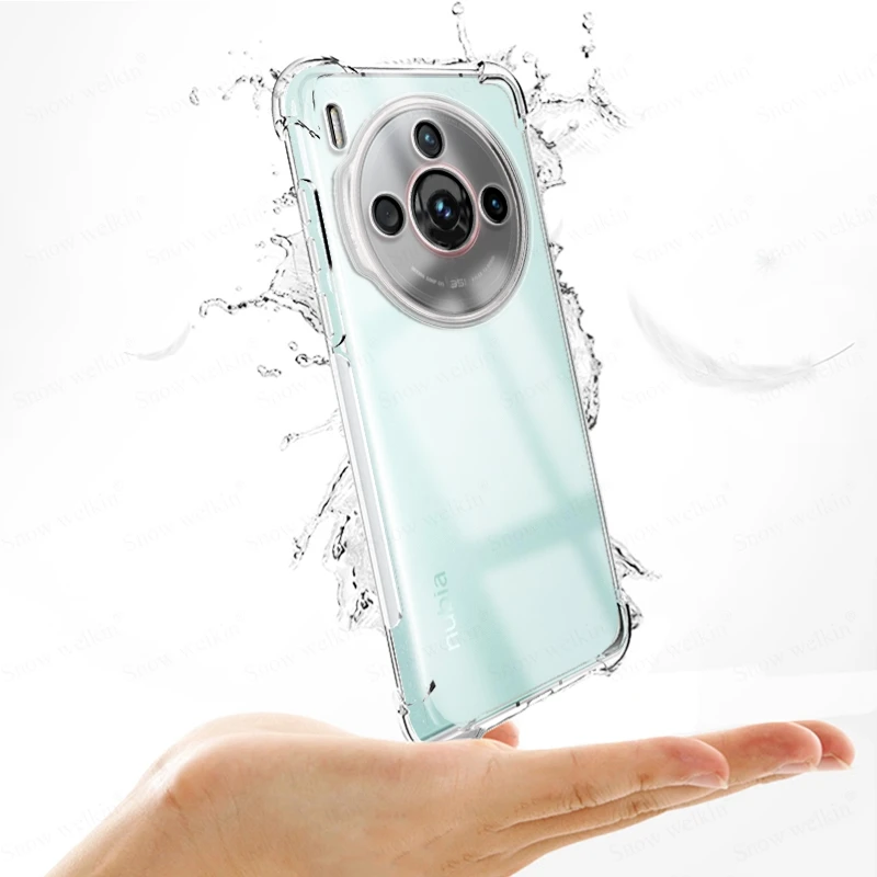 Clear Soft TPU Shockproof Case with Airbag Buffers - Full Protection Back Cover