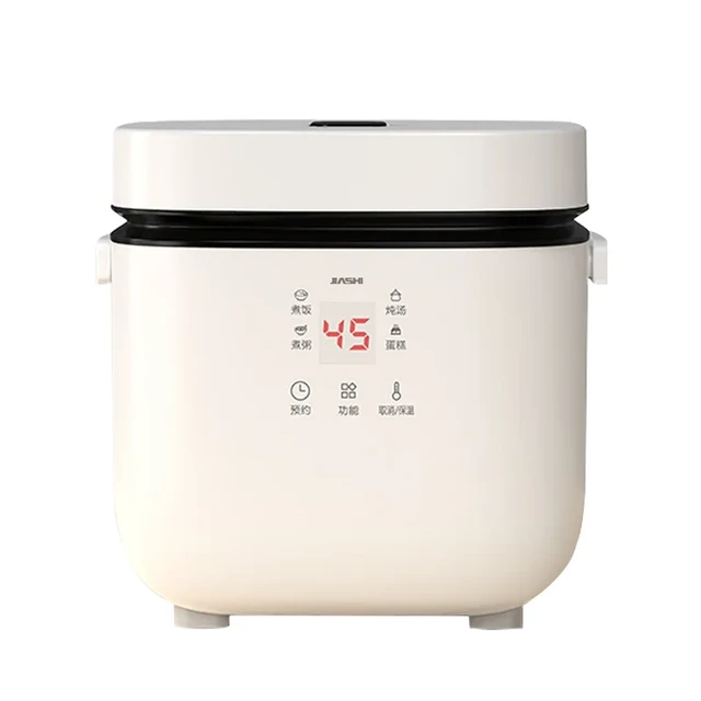 Mini Rice Cooker 2 Cups Uncooked, 1.2L Portable Non-Stick Small Travel Rice  Cooker, One Button to Cook and Keep Warm Function, GREEN