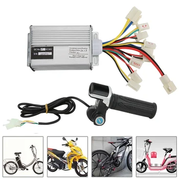 Controller per bici elettrica con spazzola 36V 1000W e set di impugnature per acceleratore multifunzione con blocco Display della quantità elettrica Accessorio per bici elettrica