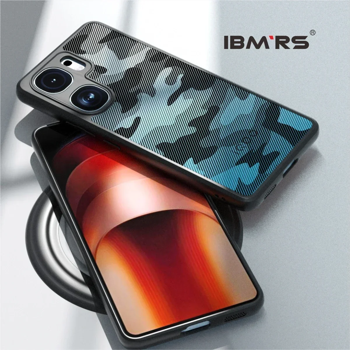 Camo Frosted Transparent Shockproof Protective Phone Case