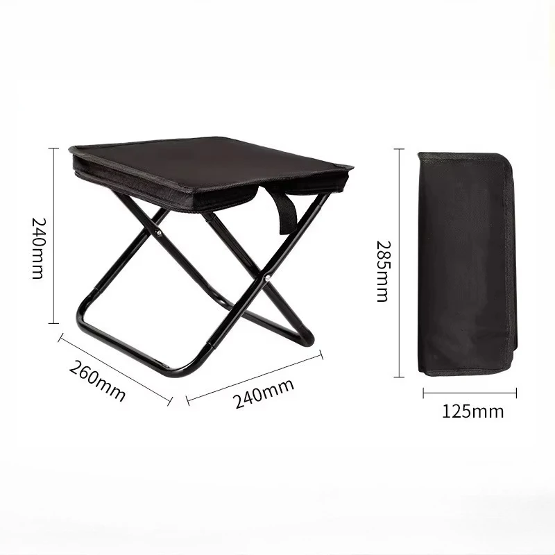 Folding Stool Outdoor Portable Folding Stool Lightweight and Convenient Folding Stool Camping Travel Fishing Portable