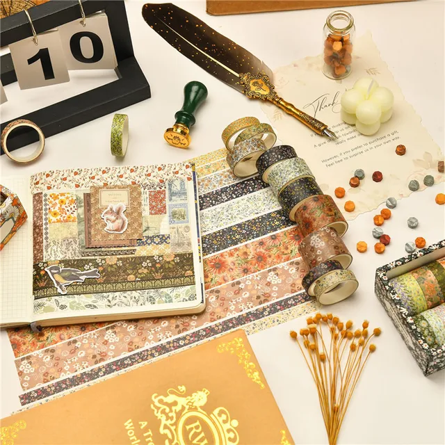 ヴィンテージ風和紙テープ