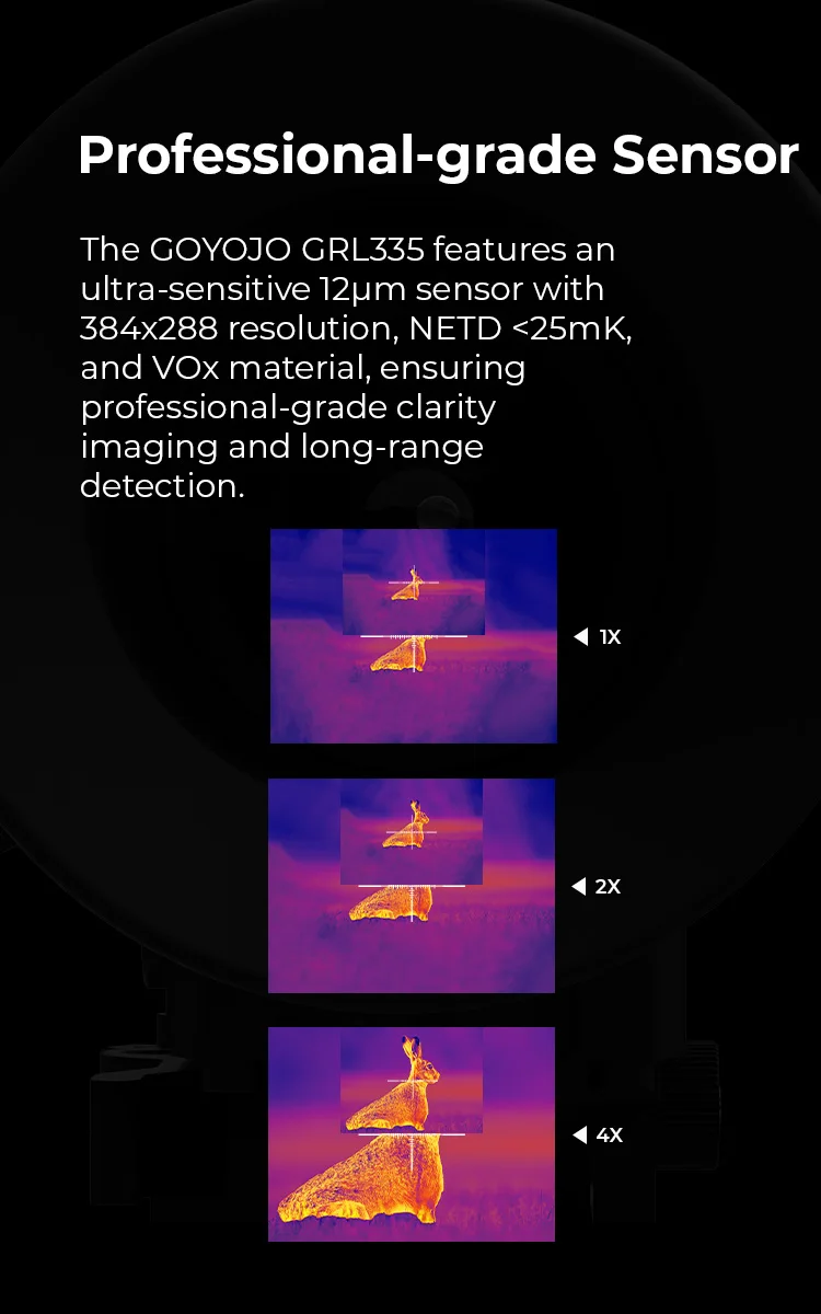 Thermal Imaging Scope 384*288 55Hz Thermal Monocular 25mm 35mm Lens Thermal 3-16