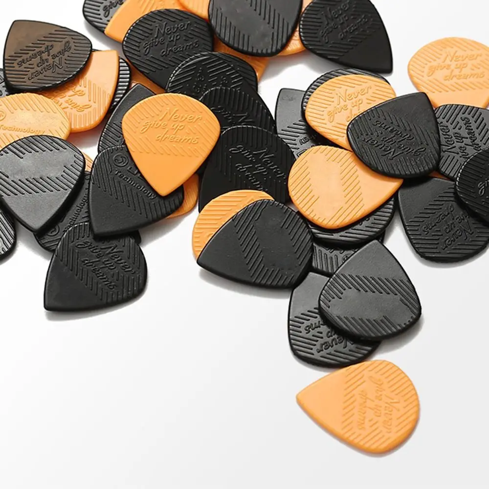 Guitar Pick Non Slip Strumming 1.4mm Nylon Shrapnel Replacement Plectrum Picks for Guitar Bass Beatpick Accessories 10Pcs