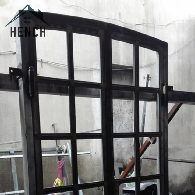 내구성 있고 세련된 성 입구 강철 유리 게이트로 안전하고 화려한 집