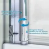 Shower Door, 29.5-31 in. W X 72 in. H Frameless Pivot Shower Door, Shower Door 5
