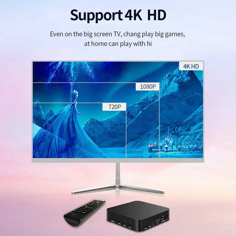 MXQpro 스마트 TV 박스, 안드로이드 10.1, 4K 유튜브 미디어 플레이어, TV 박스, 안드로이드 7.1, 4GB, 32GB, 리모컨 TV 셋톱 박스, RK3229, 64GB