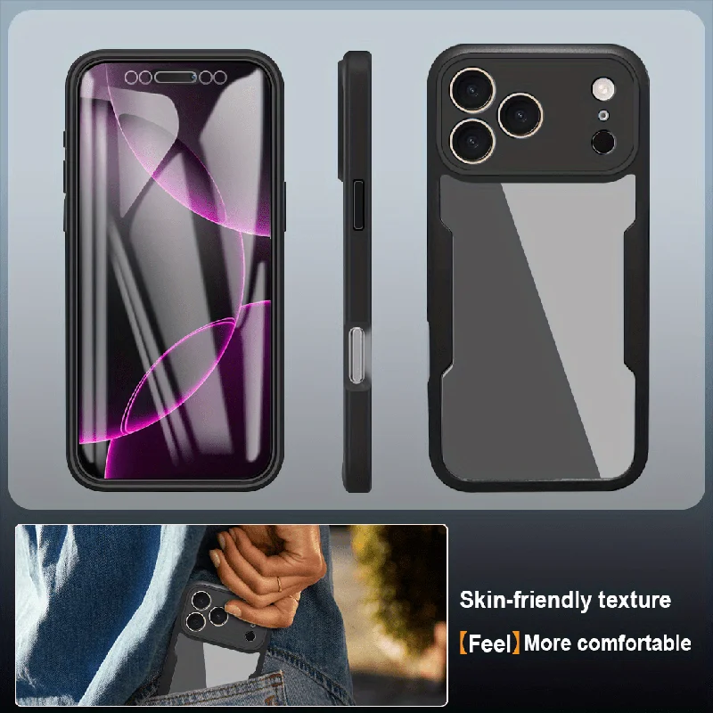 Premium 360° Full Body Shockproof Phone Case with Screen Protector