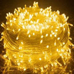 LED Lighting Strings mini droplet Bulbs Garland Fairy Light Christmas Wedding Birthday Party Decoration Waterproof  Lights Decor